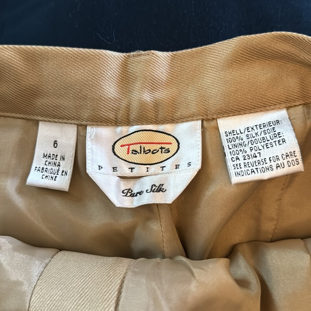 Talbots fully lined Slacks - Picture 4 of 4